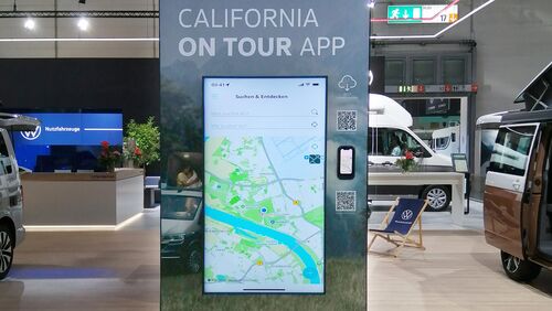 Präsentationsstele für mobile Apps